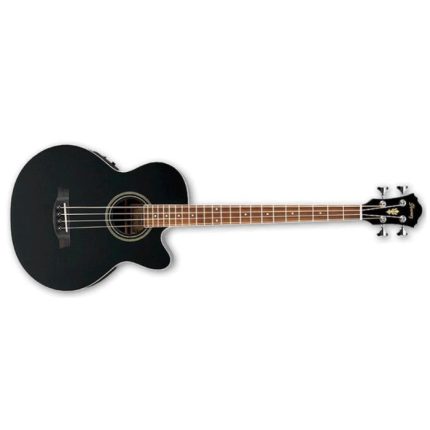 contrabaixo eletroacústico ibanez aeb 8e bk
