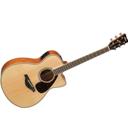 Violão Yamaha FSX820C Natural - Eletroacústico com cutway e preamp Yamaha